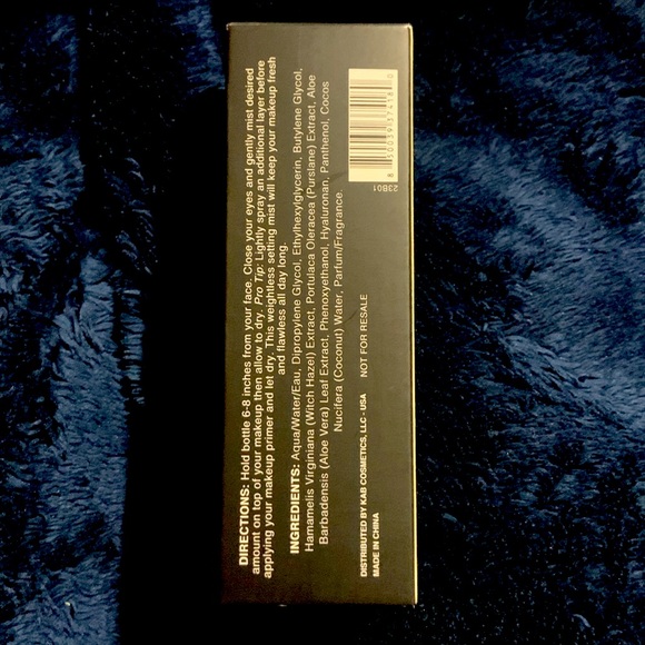 KAB Cosmetics Hydrating Setting Mist, 100 mL - Picture 4 of 4